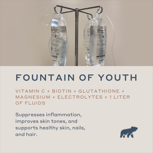 fountain of youth drip bags