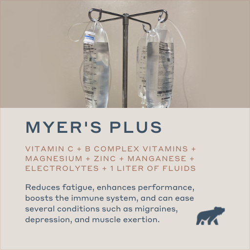 Myers Plus drip bags